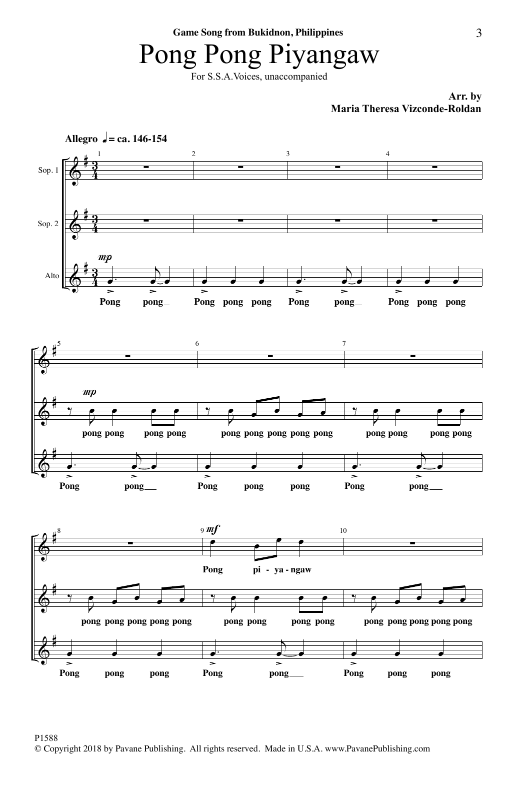 Produktgalerie: Seite 1 von 1 Pong Pong Piyangaw, Maria Theresa Vizconde-Roldan, Chor