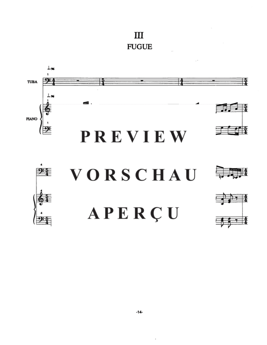 Produktgalerie: Seite 16 von 21 Suite , , (Tuba + Klavier)