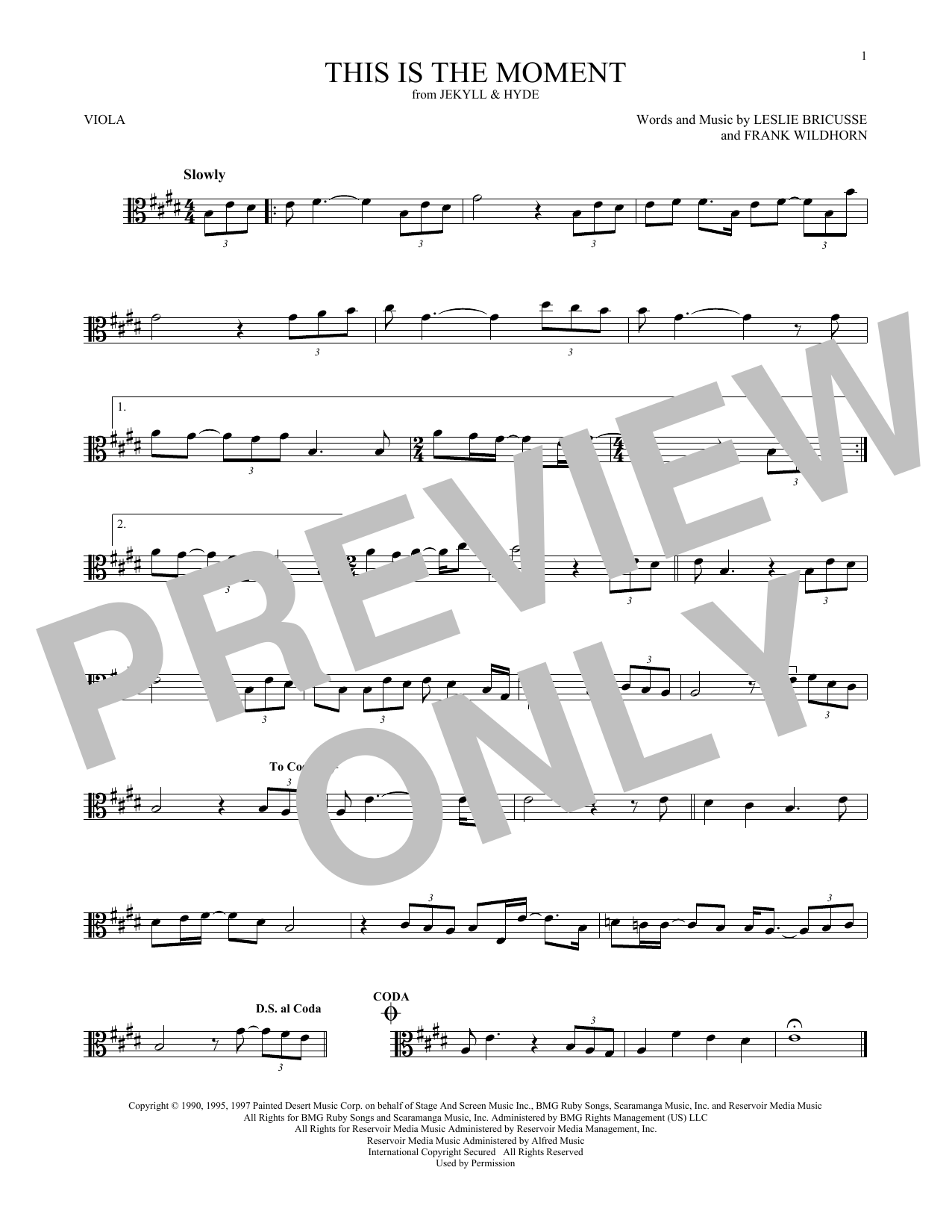 Product gallery: Page 1 of 1 This Is The Moment, Frank Wildhorn
