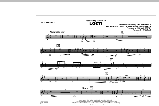 Product picture to: Lost! - 2nd Bb Trumpet