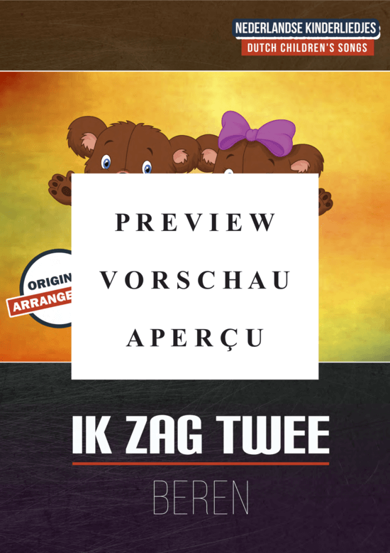 Produktgalerie: Seite 2 von 8 Ik Zag Twee Beren, , (Gesang + Klavier, Gitarre)
