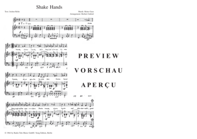 Produktgalerie: Seite 4 von 4 Shake Hands, Deutscher, 	Drafi, Klavier und Gesang