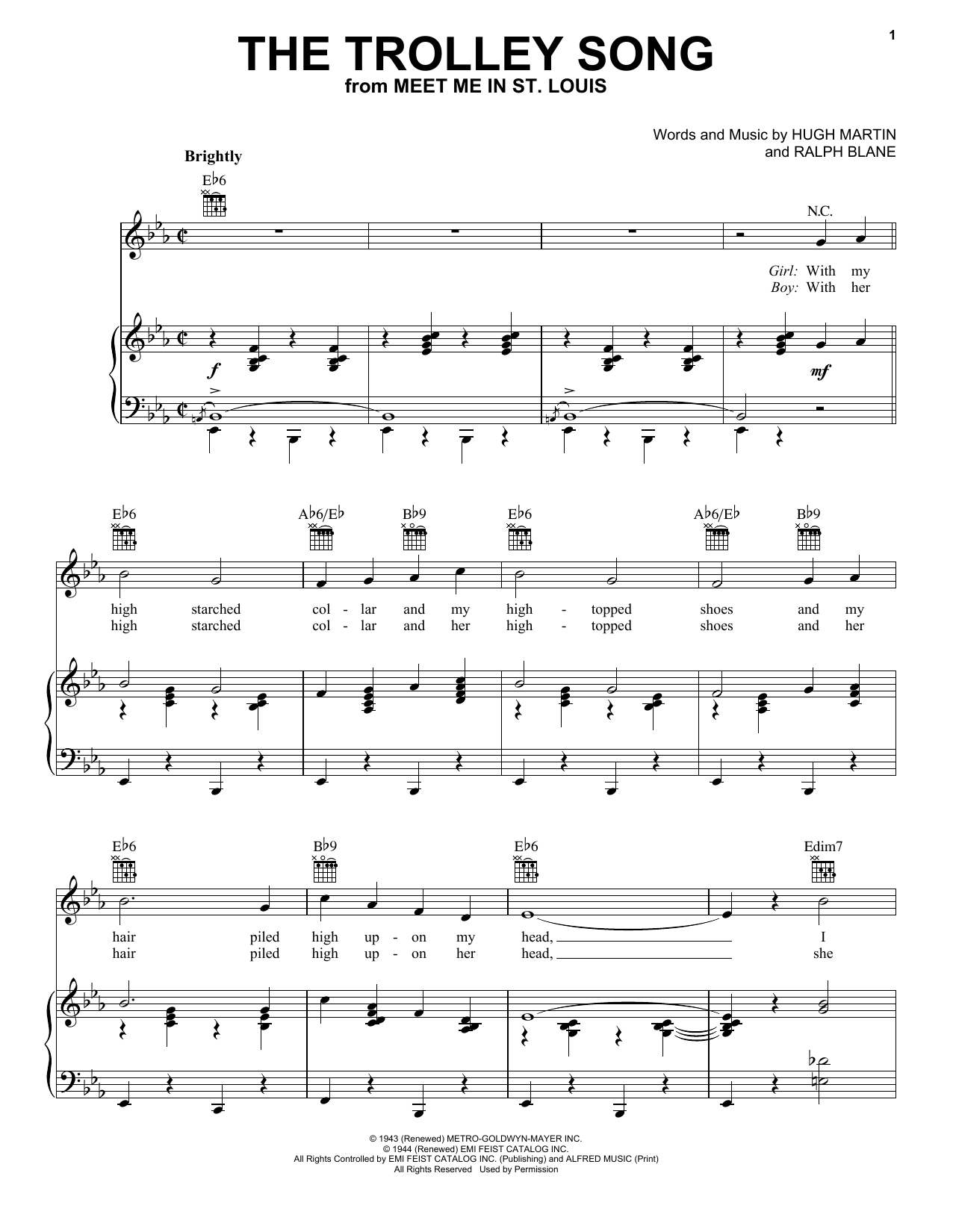 Produktbild zu: The Trolley Song