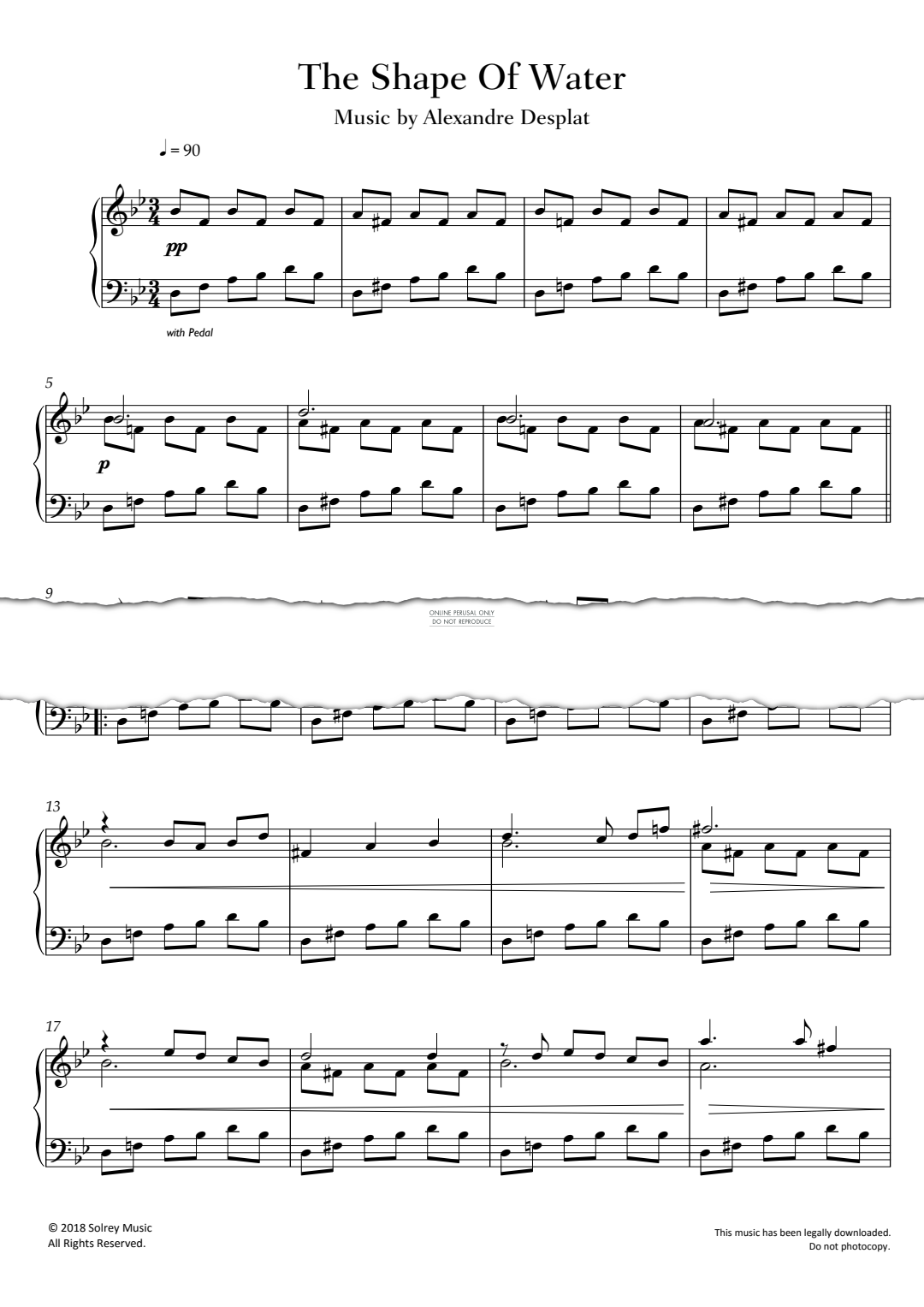 Product gallery: Page 1 of 1 The Shape Of Water, Alexandre Desplat