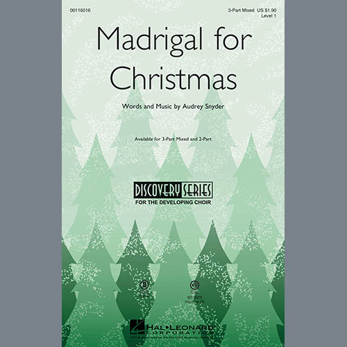 Product picture to: Madrigal For Christmas