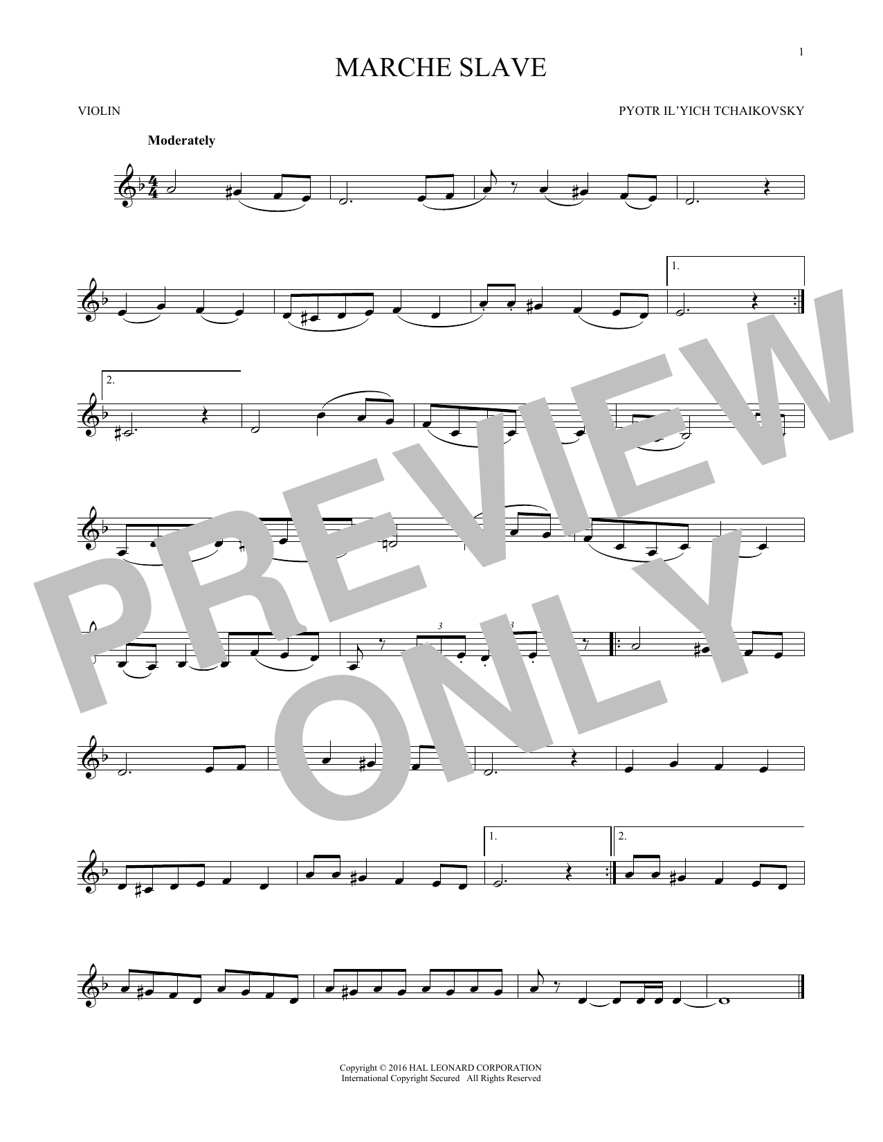 Product gallery: Page 1 of 1 Marche Slav, Op. 31, Pyotr Il'yich Tchaikovsky