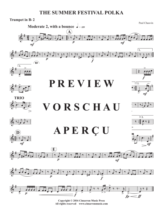 Produktgalerie: Seite 9 von 12 Summer Festival Polka , , (Blechbläserquintett)