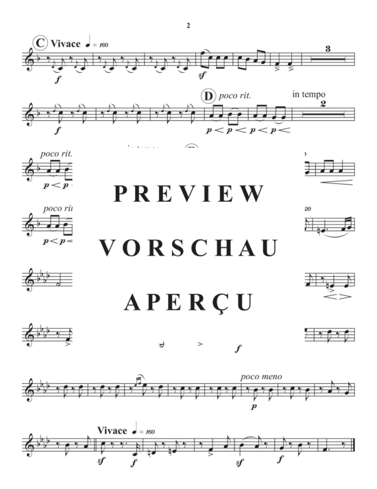 Produktgalerie: Seite 13 von 17 Hungarian Dance No. 5 , , (Blechbläser Quintett)