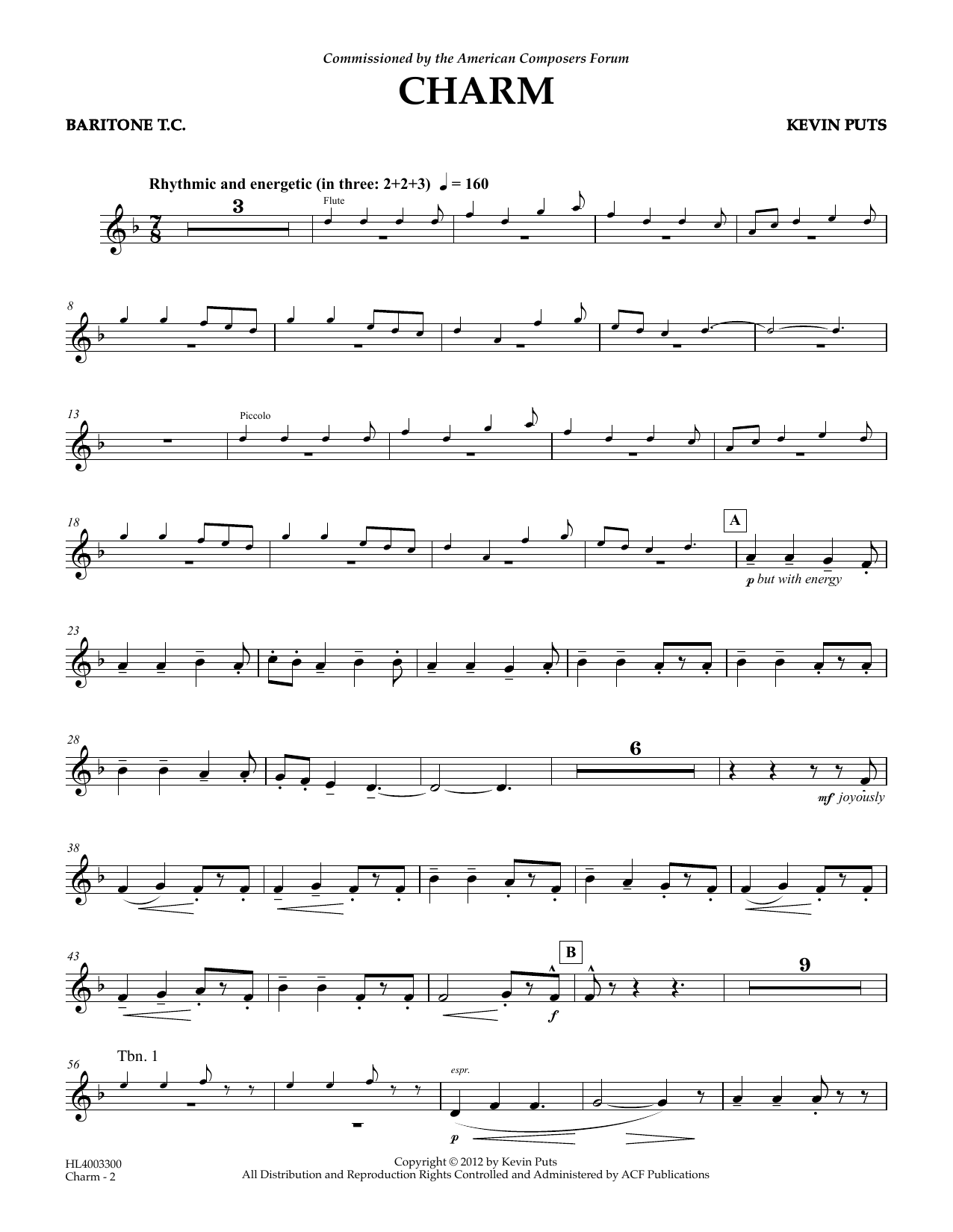 Product picture to: Charm - Baritone T.C.