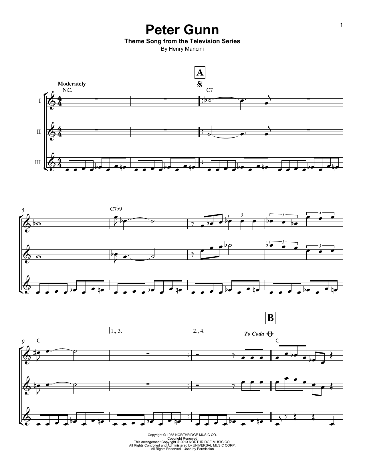 Product gallery: Page 1 of 1 Peter Gunn, Henry Mancini