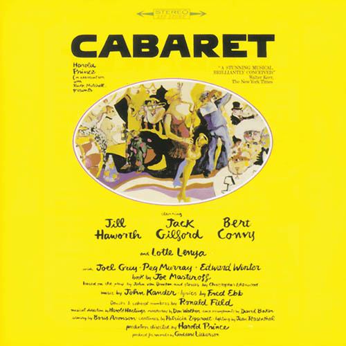 cover: Cabaret, Cabaret (Musical), Liza Minnelli, Kander & Ebb, Klavier