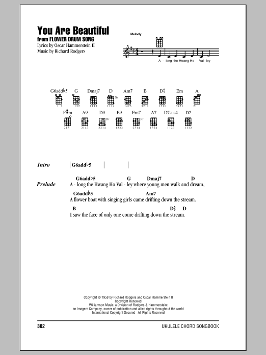 Product gallery: Page 1 of 1 You Are Beautiful, Richard Rodgers