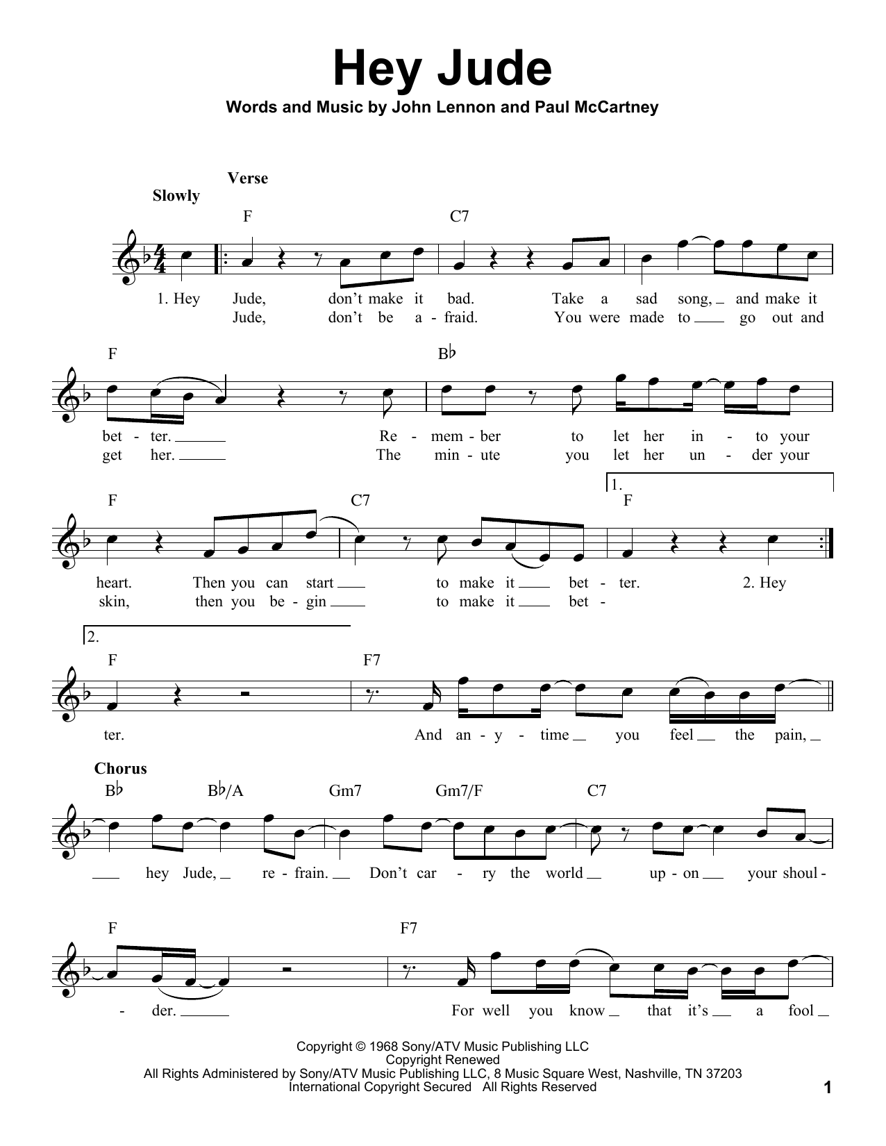 Produktgalerie: Seite 1 von 1 Hey Jude, The Beatles, Gesang