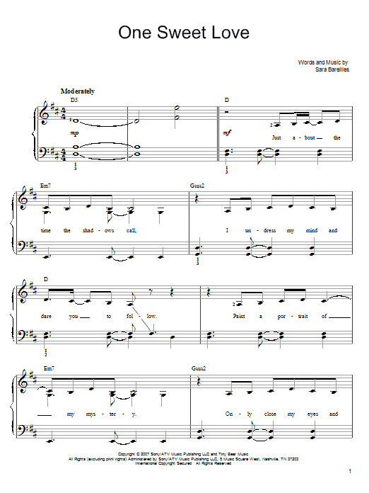 Produktbild zu: One Sweet Love