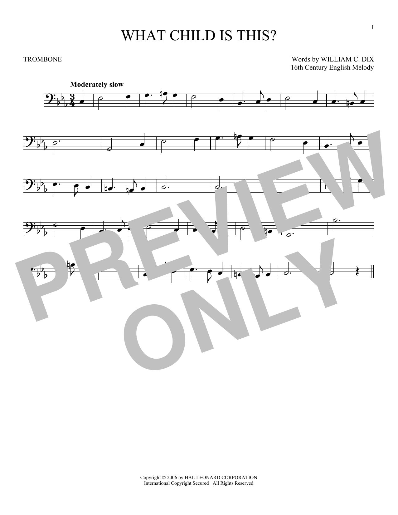 Product gallery: Page 1 of 1 What Child Is This?, William C. Dix