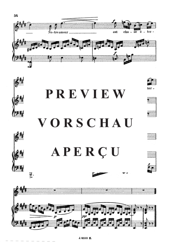 Product gallery: Page 6 of 6 Notre amour Op.23 No.2, , High Voice and Piano