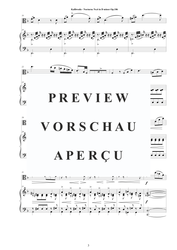 Produktgalerie: Seite 4 von 11 Nocturne No.6 Op.186, , Viola und Klavier