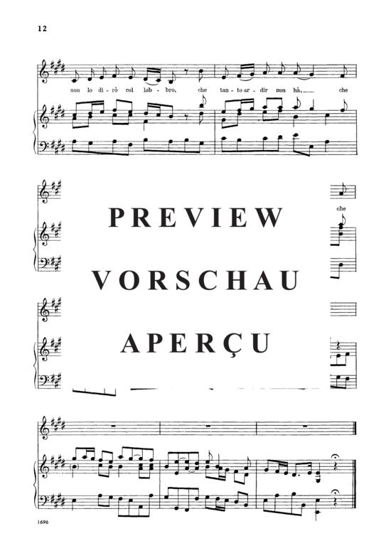 Product gallery: Page 4 of 4 Non lo dirò col labbro, , Alto Solo and Piano