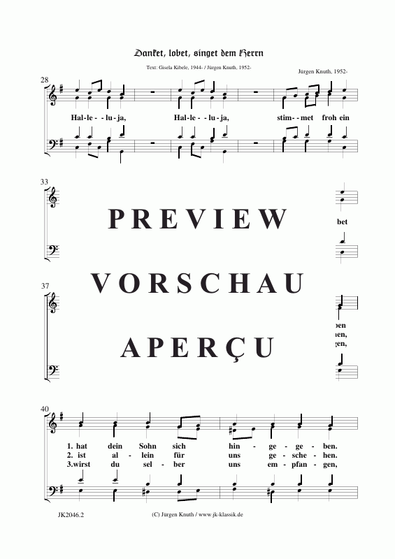 Produktgalerie: Seite 8 von 11 Danket, lobet, singet dem Herrn, , Gesang + Klavier/Orgel/Cembalo