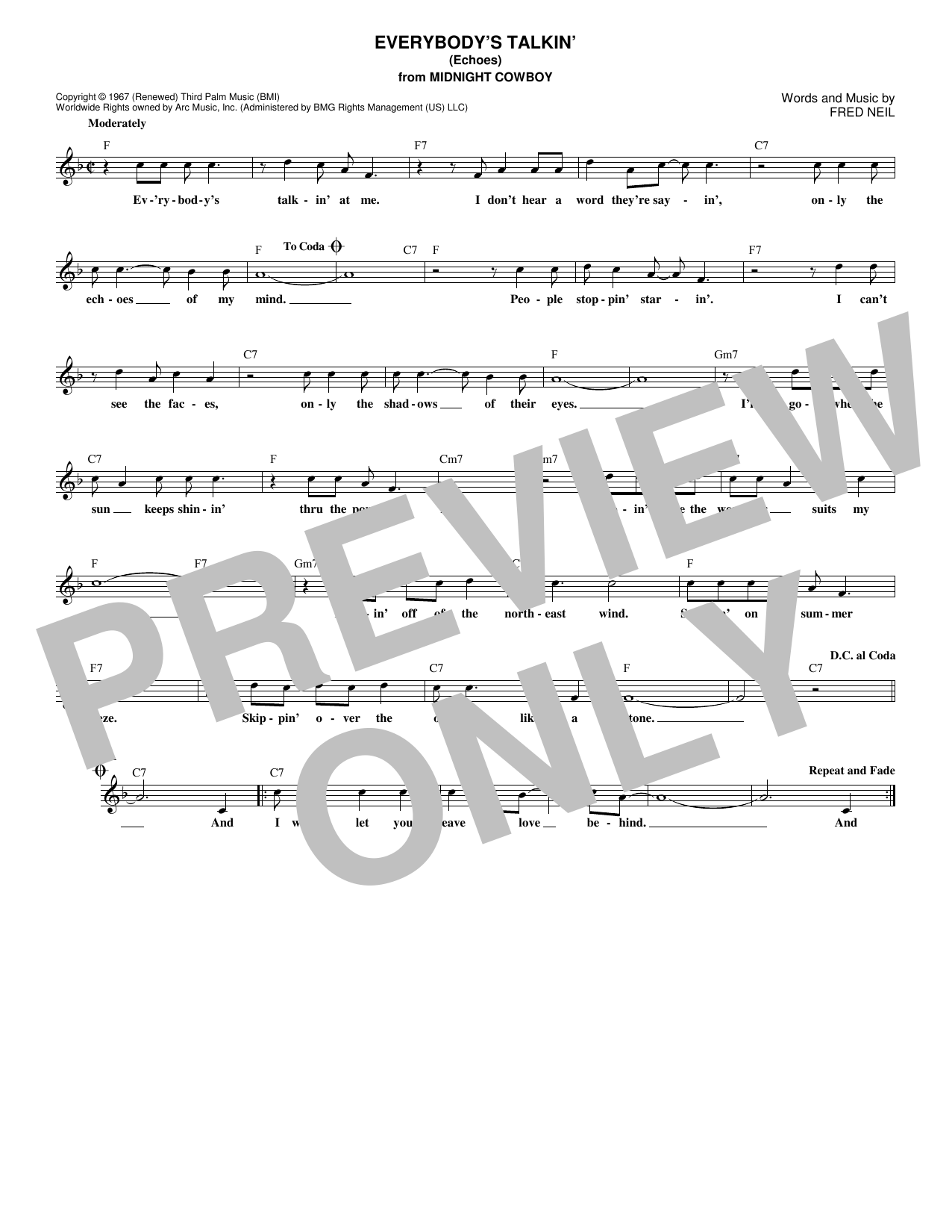 Product picture to: Everybody's Talkin' (Echoes)