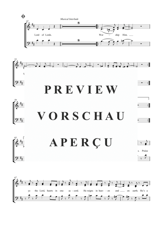 gallery: Great King, , Gemischter Chor SAB, Solo und Klavier