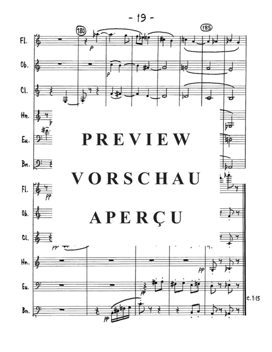 Produktgalerie: Seite 21 von 21 Sextet , , (Gemischtes Ensemble für Holzbläser Quintett + Euphonium Solo)