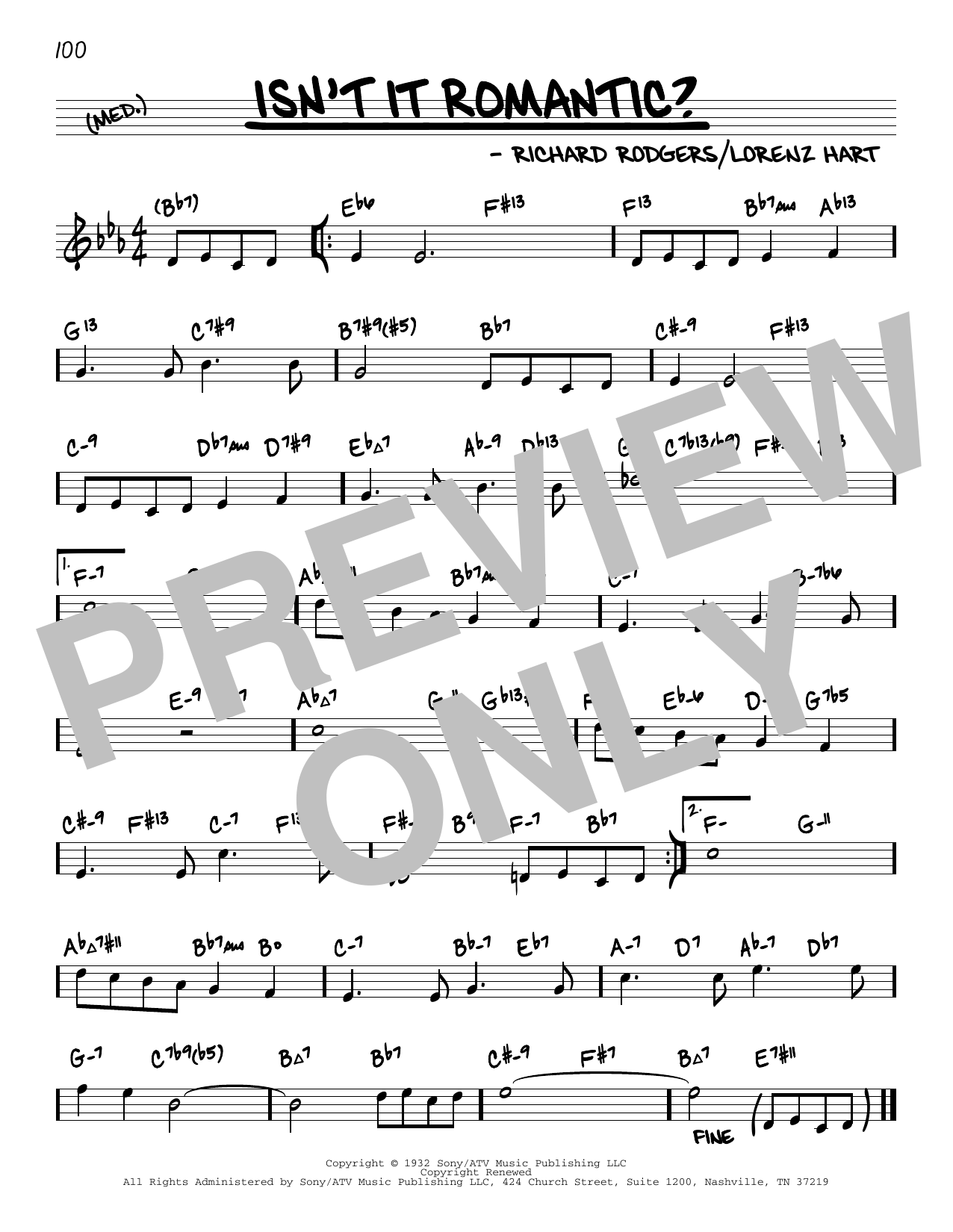 Product picture to: Isn't It Romantic? (arr. David Hazeltine)