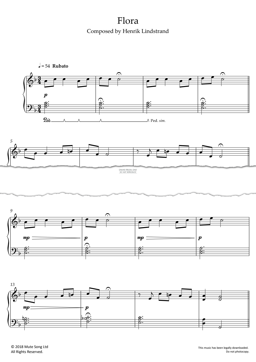Produktgalerie: Seite 1 von 1 Flora, Henrik Lindstrand, Klavier