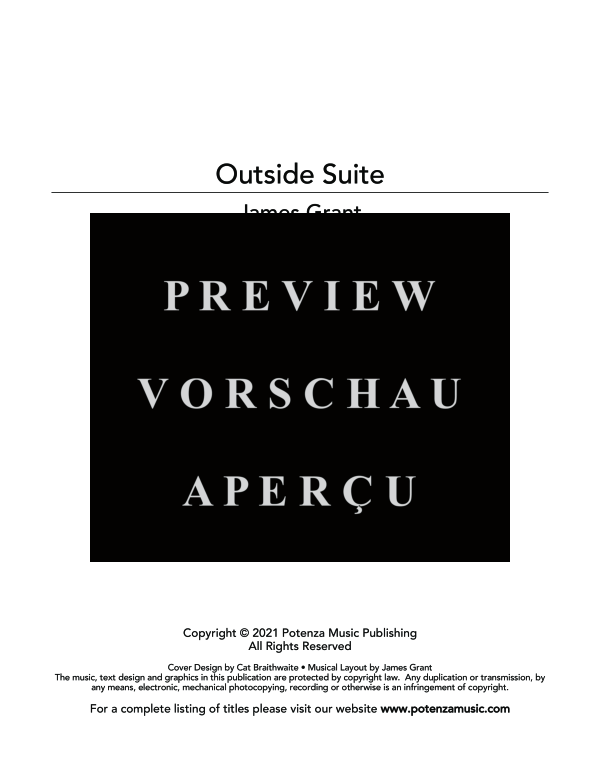 Produktgalerie: Seite 3 von 11 Outside Suite for String Orchestra , , (Streichorchester)