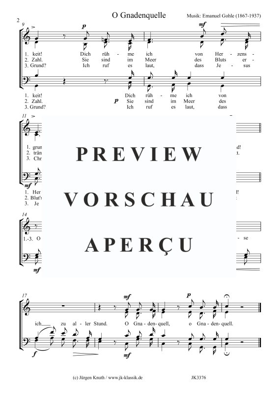 gallery: O Gnadenquelle, , Gemischter Chor