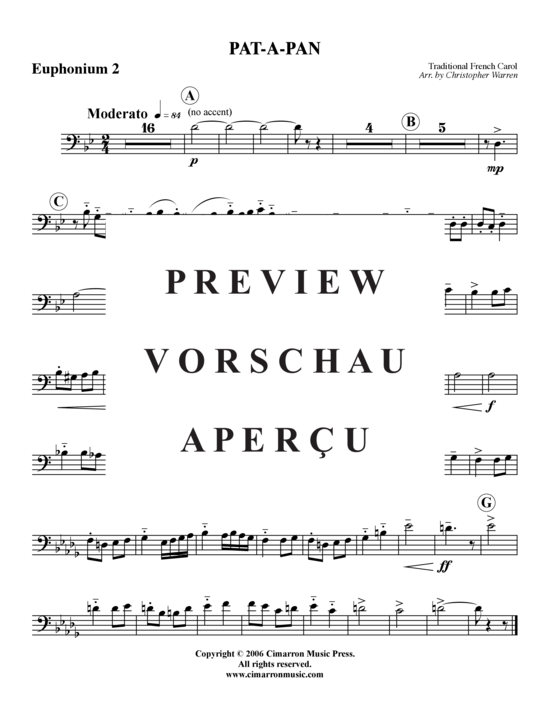 Product gallery: Page 7 of 11 Pat-a-Pan , , (Tuba Quartett: 2x Baritone, 2xTuba, opt. Percussion)