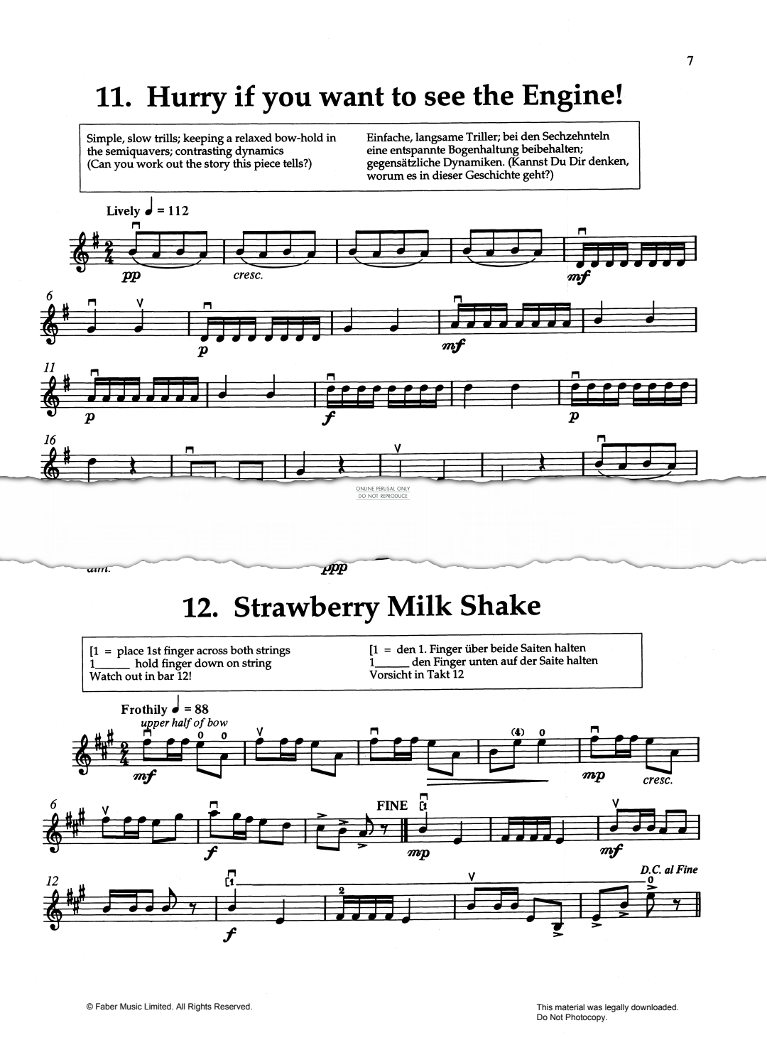 Produktgalerie: Seite 1 von 1 Hurry If You Want To See The Engine!/Strawberry Milk Shake, Mary Cohen, Violine