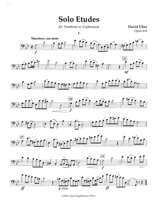 gallery: Solo Etudes , , (Euphonium Solo)