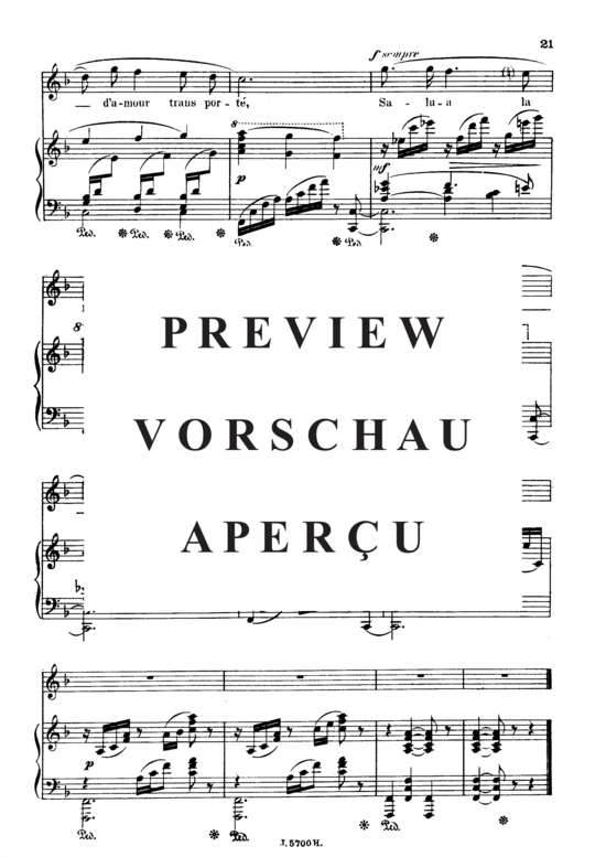 Product gallery: Page 6 of 6 La rose Op.51 No.4, , High Voice and Piano