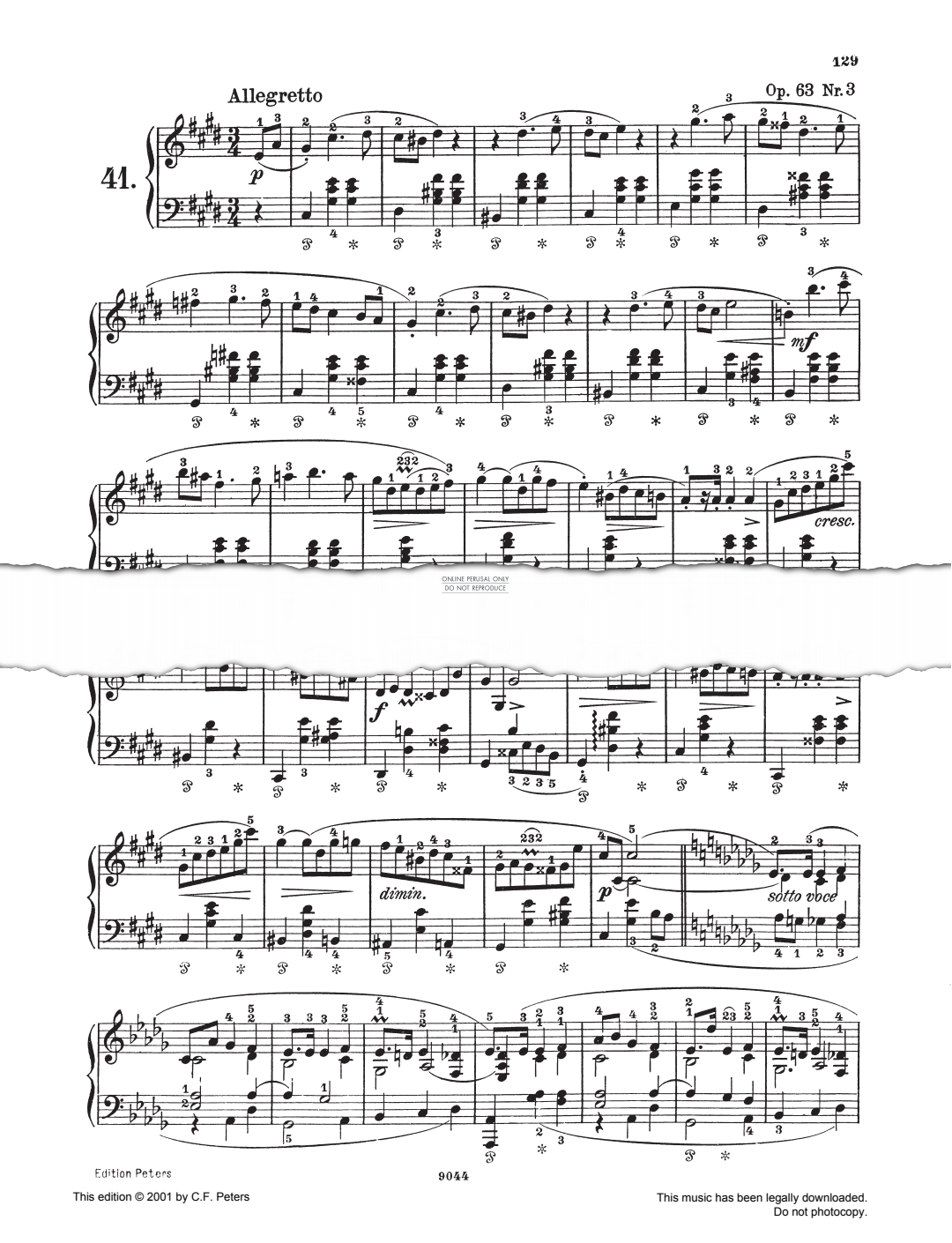 Produktbild zu: Mazurkas Op. 63 No. 3