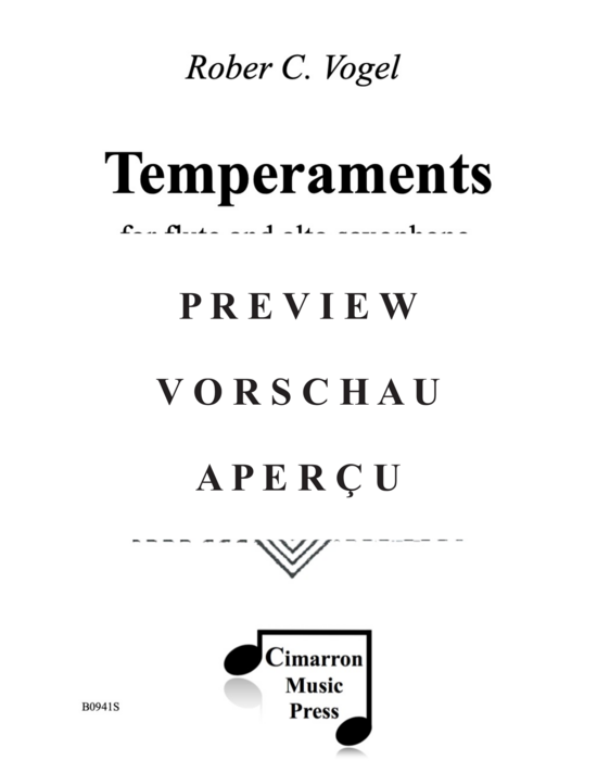 gallery: Temperaments , , (Flöte und Altsaxophon)