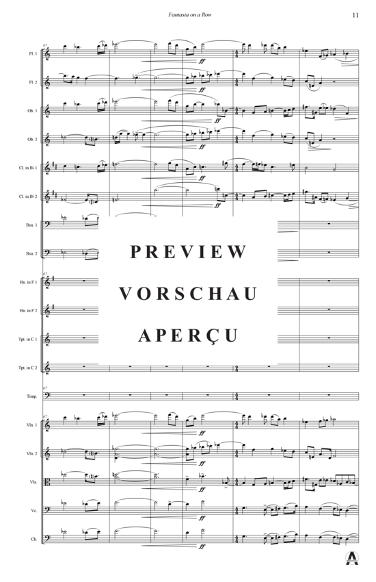 Produktgalerie: Seite 14 von 21 Fantasia on a Row , , (Orchester)
