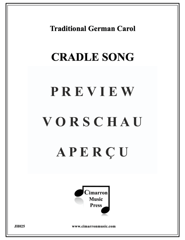Produktgalerie: Seite 2 von 11 Cradle Song, , Blechbläser Quintett