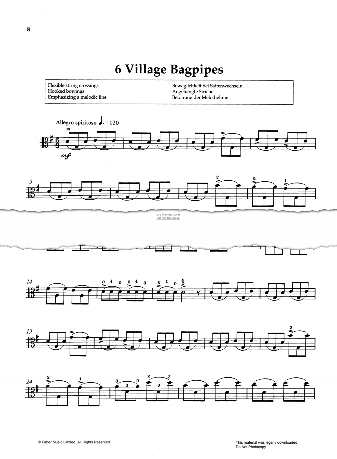 Product picture to:  Village Bagpipes - Mary Cohen