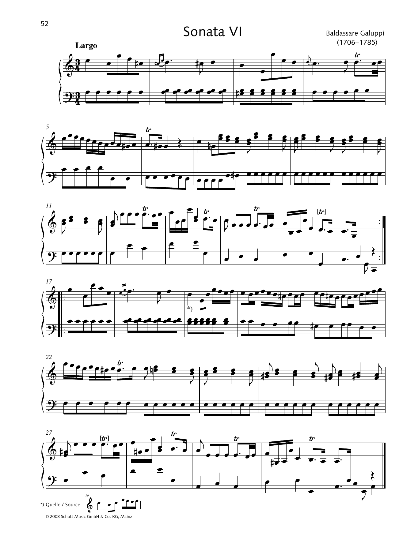 Produktbild zu: Sonata VI A minor