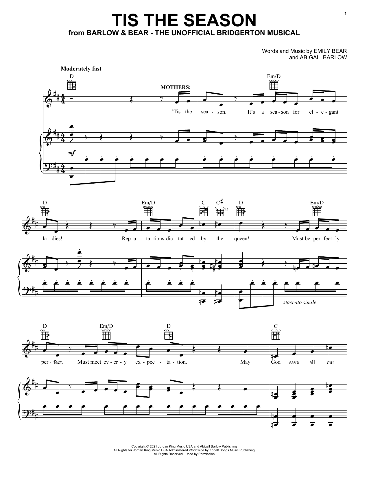Produktbild zu: Tis The Season (from The Unofficial Bridgerton Musical)