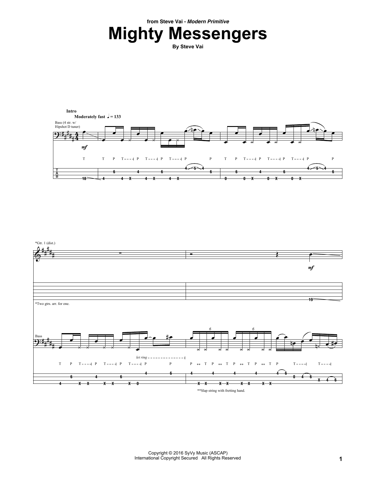 Product gallery: Page 1 of 1 Mighty Messengers, Steve Vai