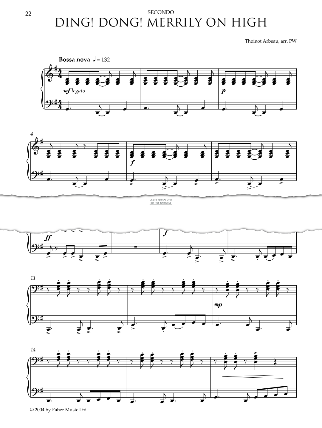 Produktgalerie: Seite 1 von 1 Ding! Dong! Merrily On High, , Klavier