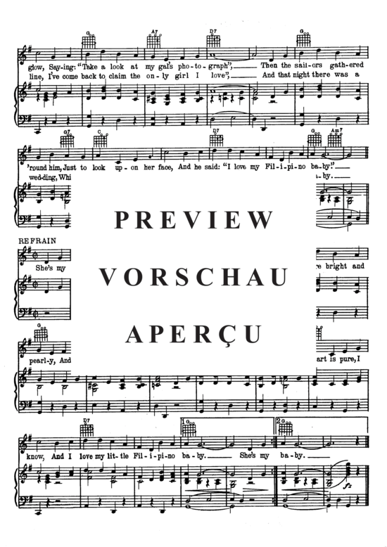 Produktgalerie: Seite 4 von 8 Filipino Baby , Popular Standard, Klavier und Gesang