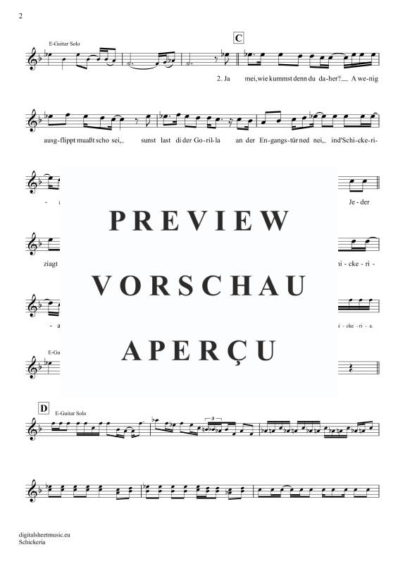 Produktgalerie: Seite 3 von 4 Schickeria, Spider Murphy Gang, Querflöte