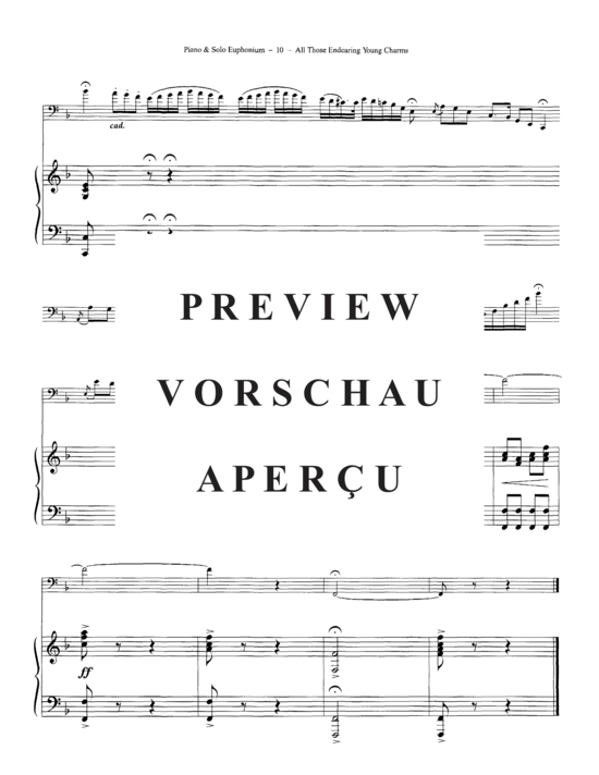 Product gallery: Page 12 of 20 All Those Endearing Young Charms , , (euphonium + piano)