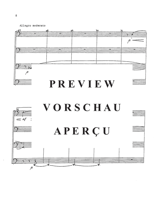 Product gallery: Page 12 of 21 Tuba Quartet: Study in Motions, Hymn, and Finale , , (Tuba Quartett EETT)