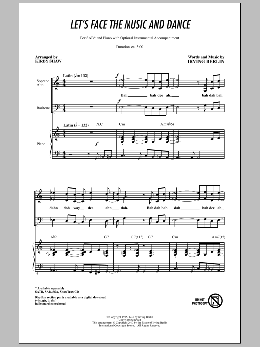 Produktbild zu: Let's Face The Music And Dance
