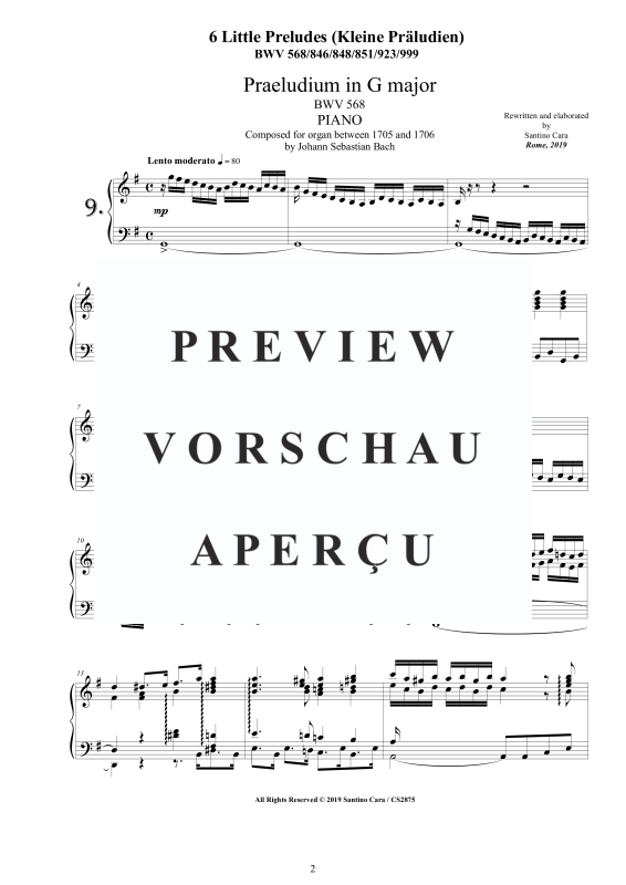 Produktgalerie: Seite 3 von 11 6 Kleine Präludien, , Klavier Solo