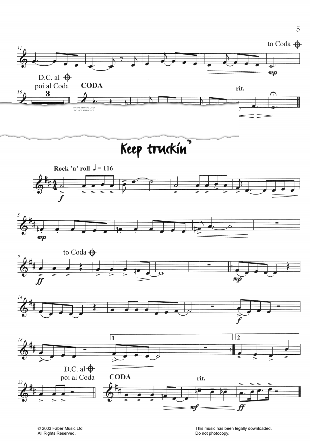 Produktgalerie: Seite 1 von 1 Keep Truckin' (from 'Really Easy Jazzin' About'), Pam Wedgwood, Horn, Klavier